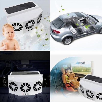 Solar Powered Car Radiator-ventilating fan-SLOOSELYK