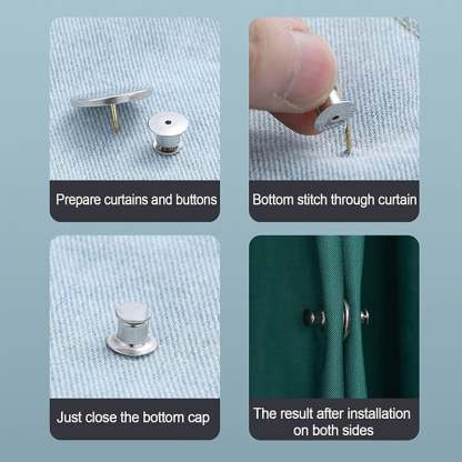 (48% OFF) Magnetic Curtain Clip - 4 PAIR/SET-SLOOSELYK
