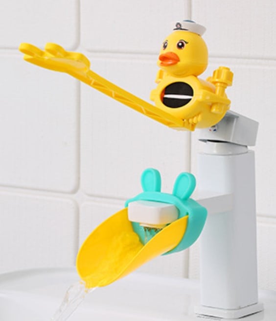 Cute little yellow duck faucet extender-SLOOSELYK