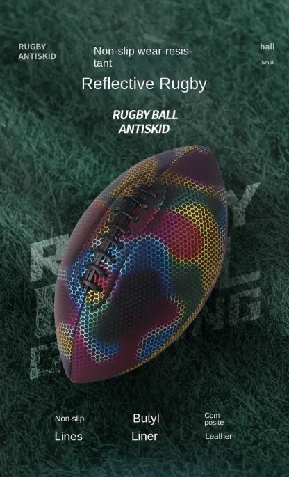 HOLOGRAPHIC GLOWING REFLECTIVE FOOTBALL-SLOOSELYK