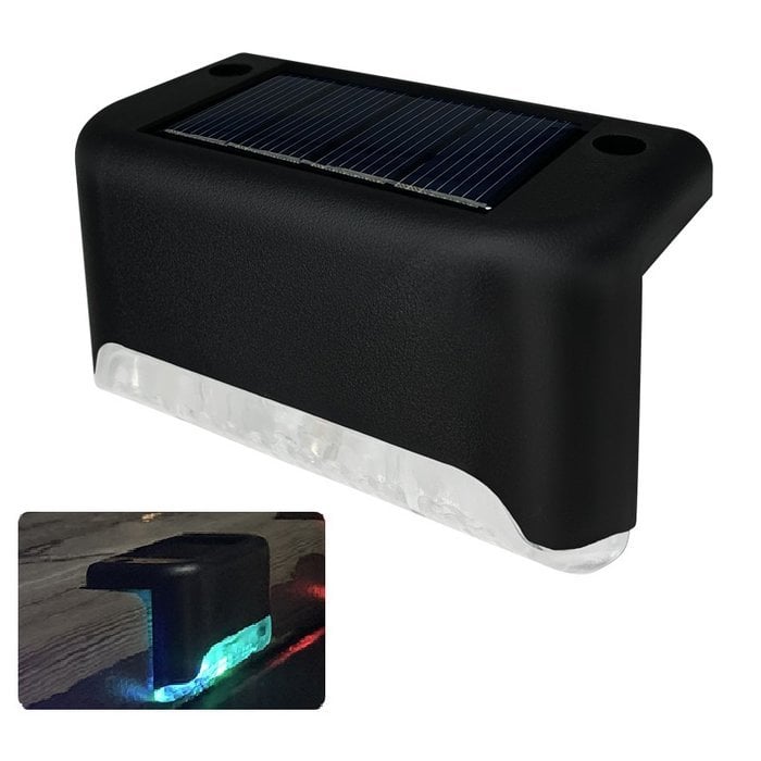 LED Solar Lamp Path Staircase Outdoor Waterproof Wall Light-SLOOSELYK