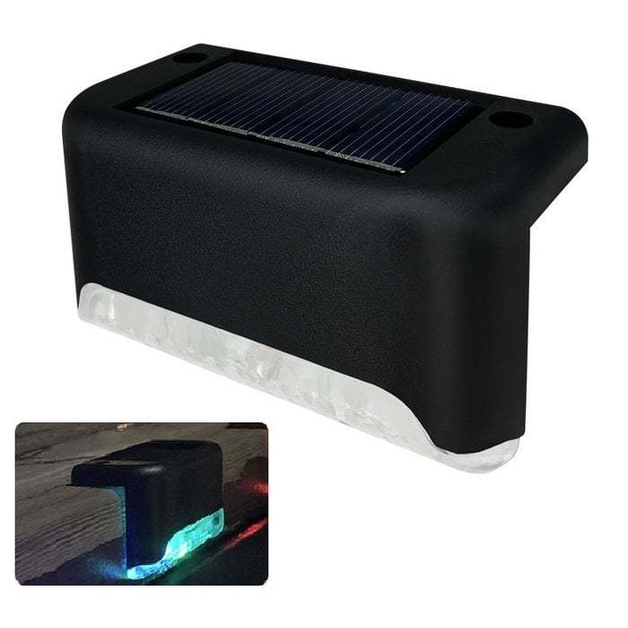 LED Solar Lamp Path Staircase Outdoor Waterproof Wall Light-SLOOSELYK