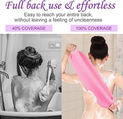 Stretchable Back Rub Bath Towel-SLOOSELYK