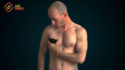 The Original Men’s Back & Body Shaver – Pain-Free Wet/Dry Grooming with Extra-Long Foldable Handle