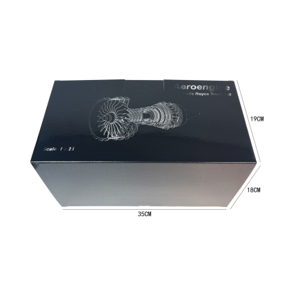 1/25 Simulation Aircraft Turbojet Engine Rotatable Model (11in/28cm)-SLOOSELYK