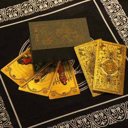 Explore the Mystical World of Tarot Gold Foil Tarot-SLOOSELYK