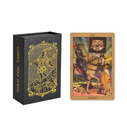 Explore the Mystical World of Tarot Gold Foil Tarot-SLOOSELYK
