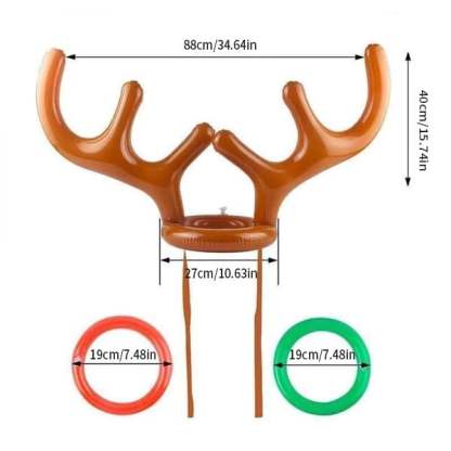 🌲CHRISTMAS SALE NOW-48% OFF🌲Christmas Reindeer Ring Toss Game-SLOOSELYK