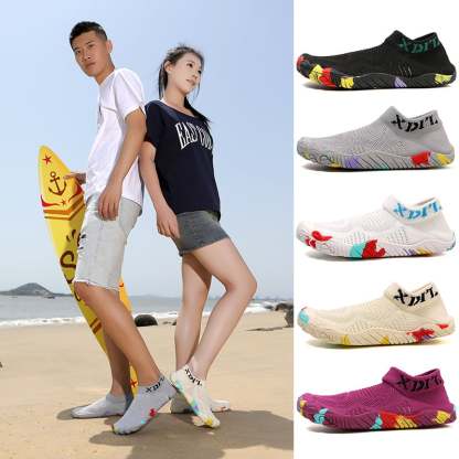🔥Water and Land Cut- and puncture-resistant beachcombing shoes Quick-drying water play shoes