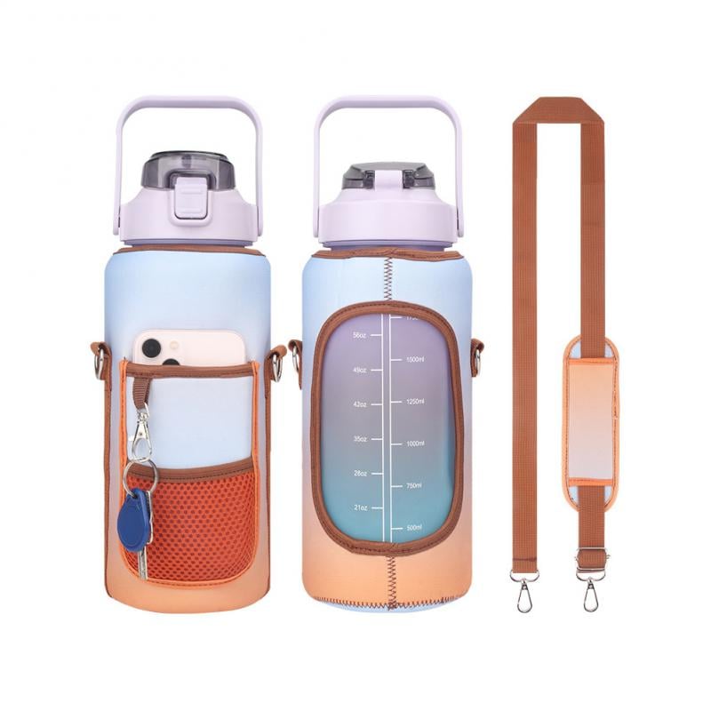 2L Large Capacity Water Bottle with Holder Bag-SLOOSELYK