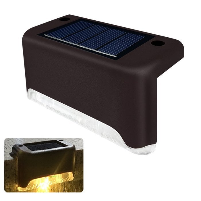 LED Solar Lamp Path Staircase Outdoor Waterproof Wall Light-SLOOSELYK