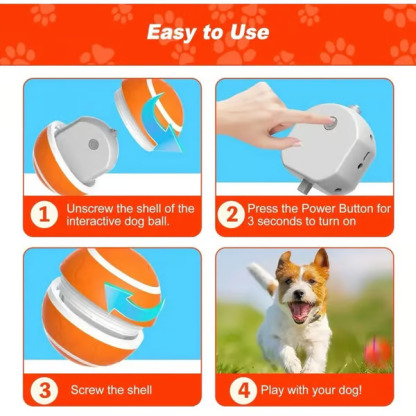 🔥Last Day Promotion 49% OFF🔥 Smart Flashing Interactive Remote Control Toy Ball