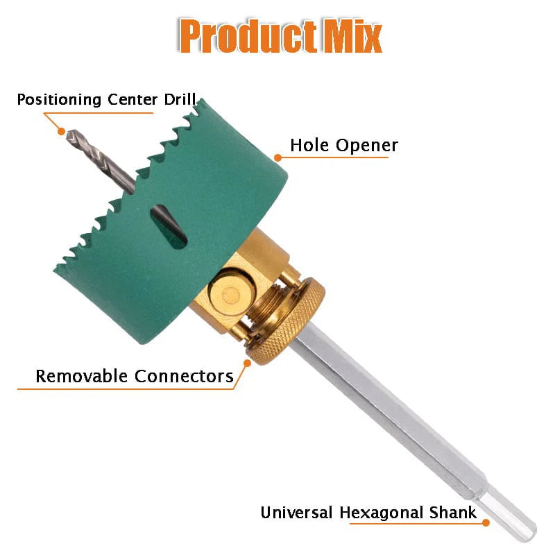Hole Saw Quick Change Mandrel