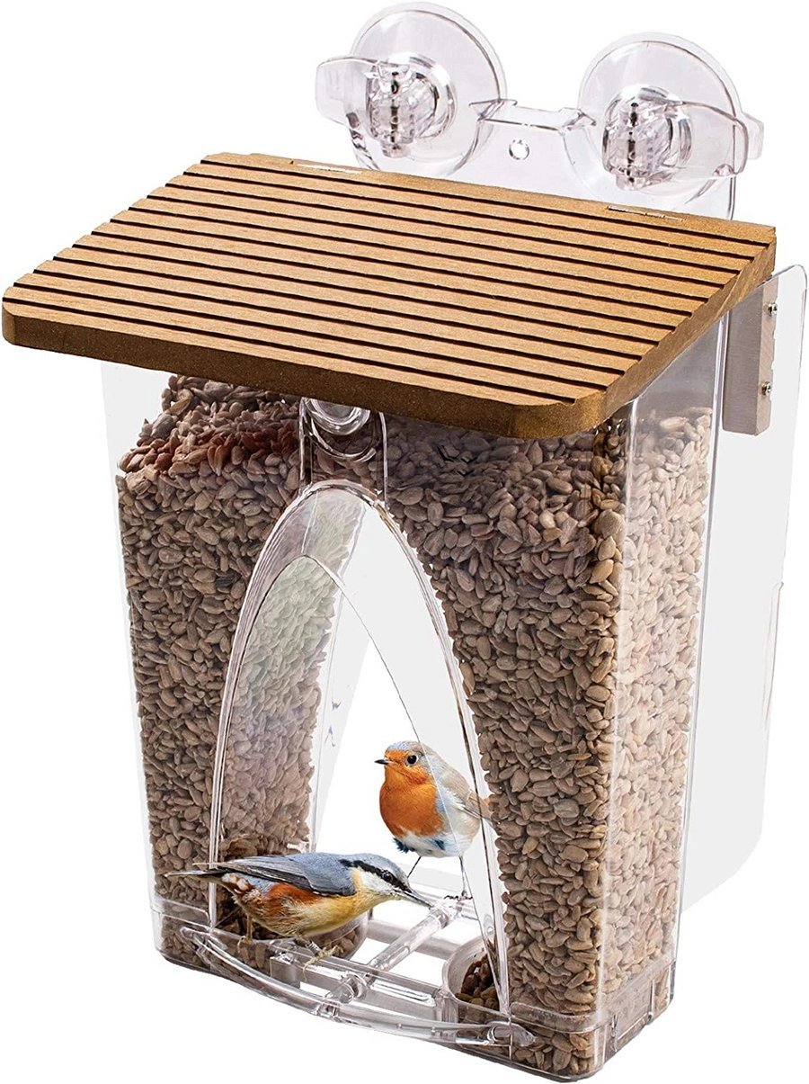 🐦2024 New Year Sale💝 Arch Window Bird Feeder🏠-SLOOSELYK