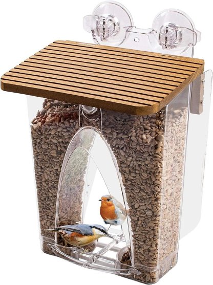 🐦2024 New Year Sale💝 Arch Window Bird Feeder🏠-SLOOSELYK
