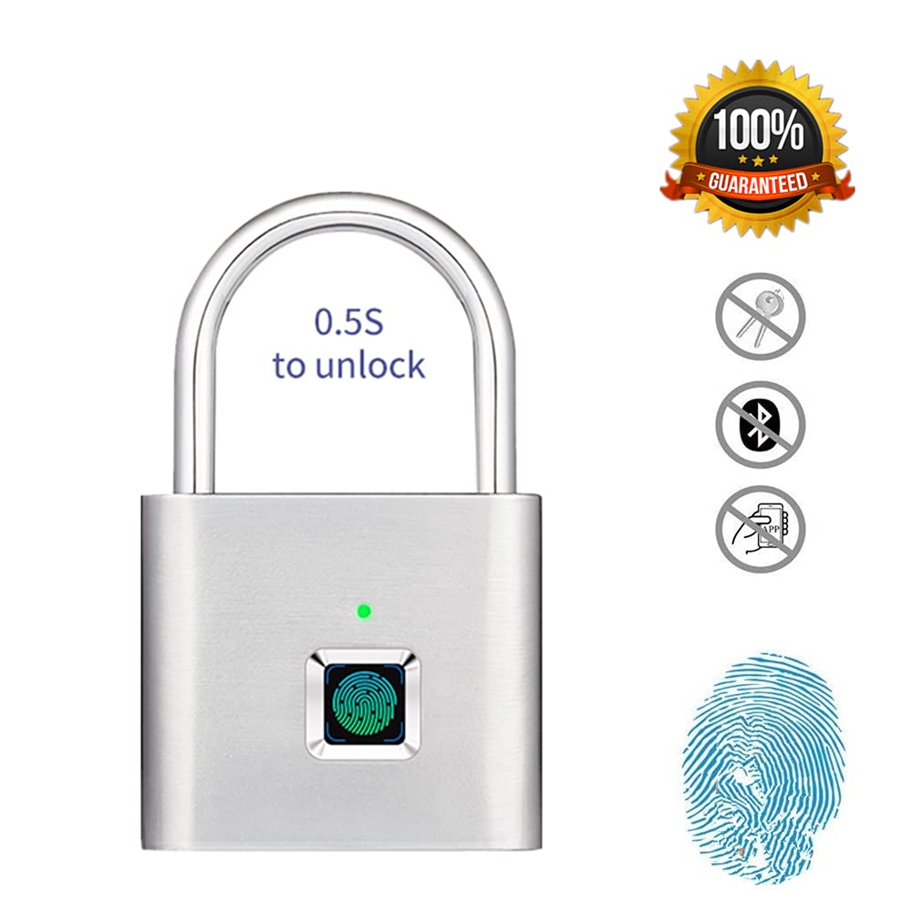 🔒mini smart fingerprint padlock🔒(BUY 2 FREE SHIPPING)-SLOOSELYK