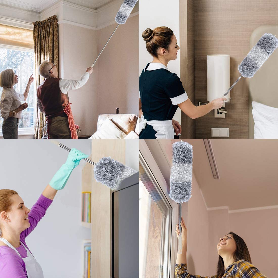 (Hot Sale 48% OFF)Microfiber Feather Extendable Duster(Stretch to 280cm/110in)-SLOOSELYK