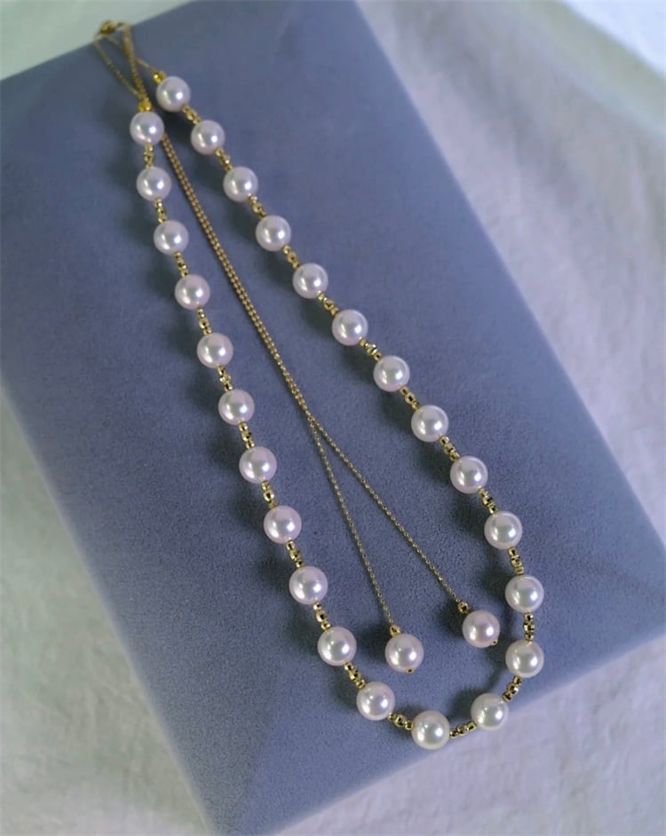 Fashion Elegant Pearl Necklace-SLOOSELYK
