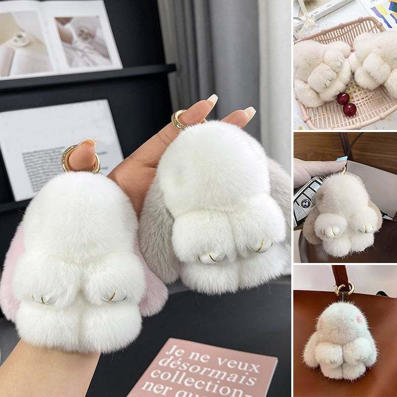 🐣 Hot Easter Sale 🎉Handmade Soft Bunny PomPom Charms🐰