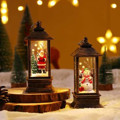(🌲Early Christmas Sale- SAVE 48% OFF)Snow Globe Christmas Lantern Decorations-SLOOSELYK