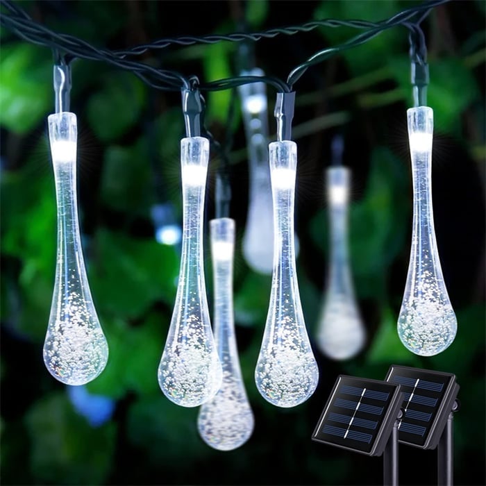 🔥49% OFF🔥Water Drop Solar Lights -BUY 2 FREE SHIPPING-SLOOSELYK