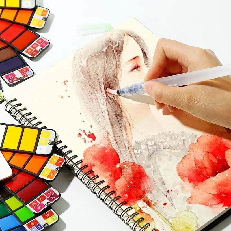 🎅Early Christmas Sale-49% OFF🎁Handy Watercolor Travel Kit-SLOOSELYK