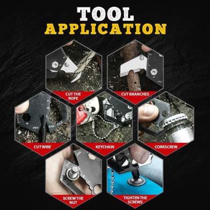 Multifunctional Hexagon Coin Outdoor Tool -✨Buy More Save More-SLOOSELYK