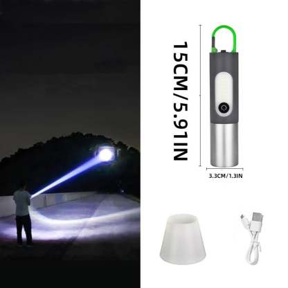 🔥Promotion - 49% OFF⭐LED Rechargeable Tactical Laser Flashlight 80000 High Lumens-SLOOSELYK