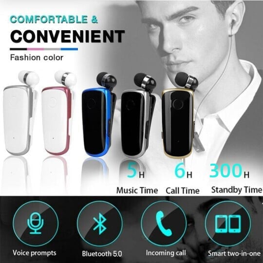 Collar-clip Bluetooth Headset-SLOOSELYK