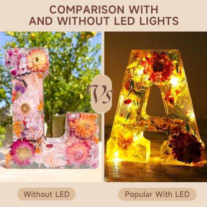 ❤️Mother's Day Specials - 49% OFF🎁Handmade floral resin letter 🌸(Limited Edition)-SLOOSELYK