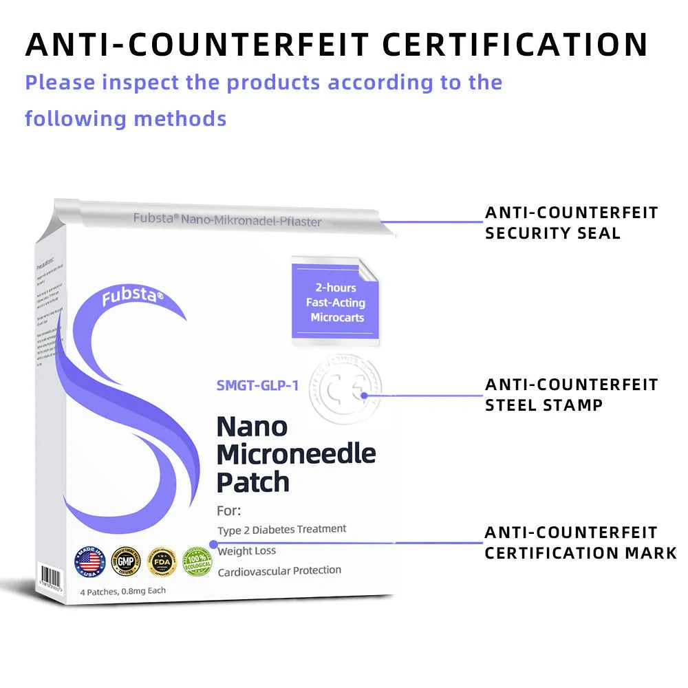 Fubsta® SMGT-GLP-1 Nano Microneedle Patch 2.0 (✅Painless, long-lasting, addressing diabetes, obesity, and cardiovascular diseases) - 🔥See results in 7 days