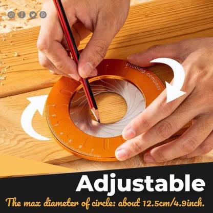 Adjustable Circle Drawing Ruler Tool(BUY 2 GET FREE SHIPPING)-SLOOSELYK
