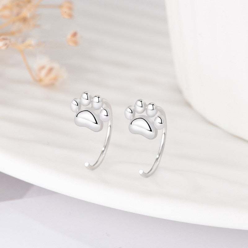 Cute Little Paws Earrings-SLOOSELYK