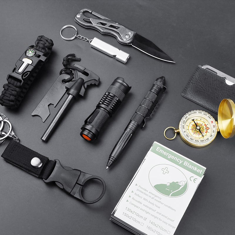 Outdoor Survival Kit Emergency Equipment Tools-SLOOSELYK