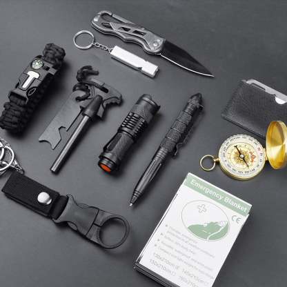 Outdoor Survival Kit Emergency Equipment Tools-SLOOSELYK