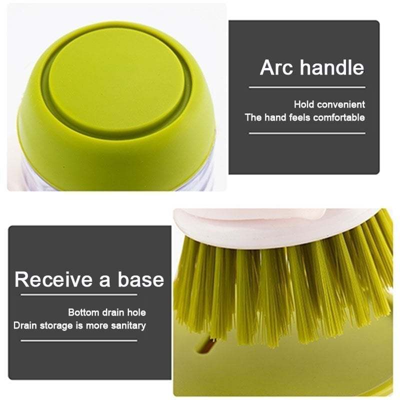 (Hot Sale- 48% OFF)Kitchen Soap Dispensing Palm Brush-SLOOSELYK