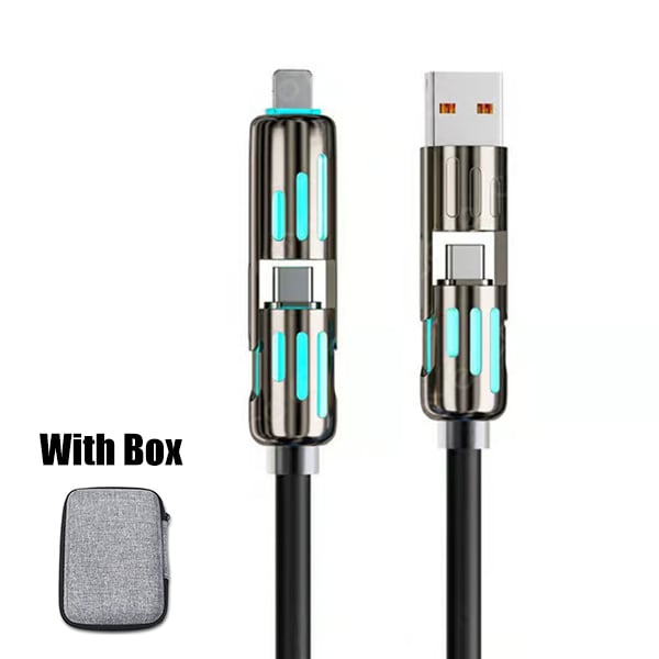 🔥Last Day 49% OFF🔥 4-in-1 USB Charging Cable fast charging MAX 240W (With Box)