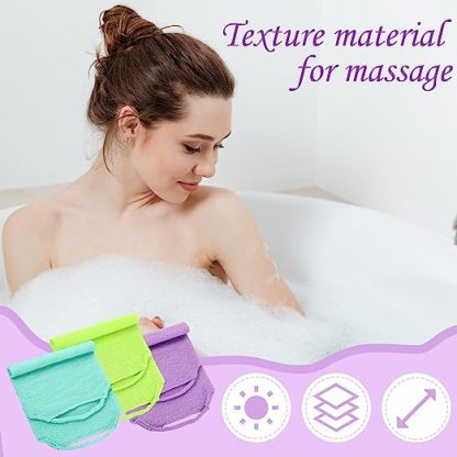 Stretchable Back Rub Bath Towel-SLOOSELYK