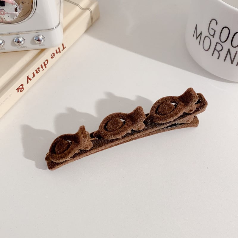 🌸Flocking Braided Hair Clip-SLOOSELYK