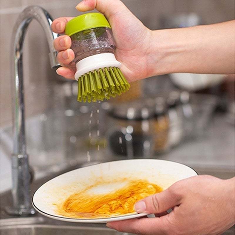 (Hot Sale- 48% OFF)Kitchen Soap Dispensing Palm Brush-SLOOSELYK