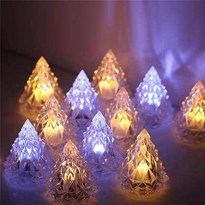 49% OFF—Night Light Crystal Mini Christmas Tree Light Flameless LED-(BUY 4 FREE SHIPPING)-SLOOSELYK