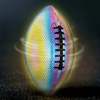 HOLOGRAPHIC GLOWING REFLECTIVE FOOTBALL-SLOOSELYK