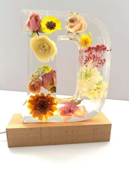 ❤️Mother's Day Specials - 49% OFF🎁Handmade floral resin letter 🌸(Limited Edition)-SLOOSELYK