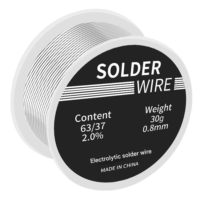 Low Temperature High Purity Rosin Core Solder Wire (30g Small Roll, 0.8mm)
