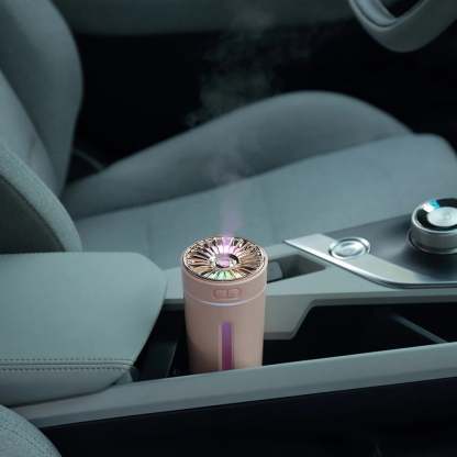 Portable Silent USB Car Diffuser with LED Light💦