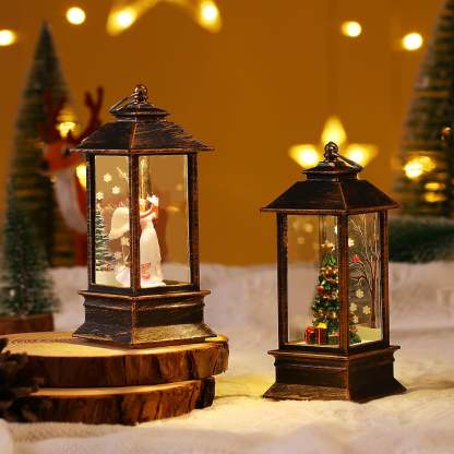 (🌲Early Christmas Sale- SAVE 48% OFF)Snow Globe Christmas Lantern Decorations-SLOOSELYK