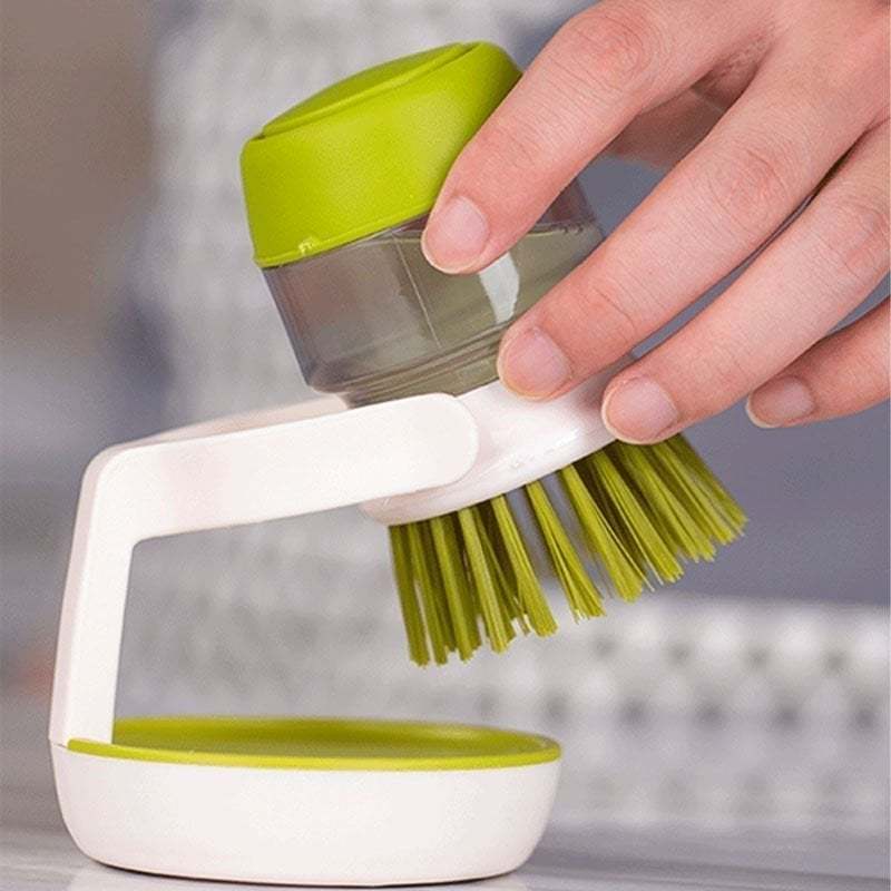 (Hot Sale- 48% OFF)Kitchen Soap Dispensing Palm Brush-SLOOSELYK