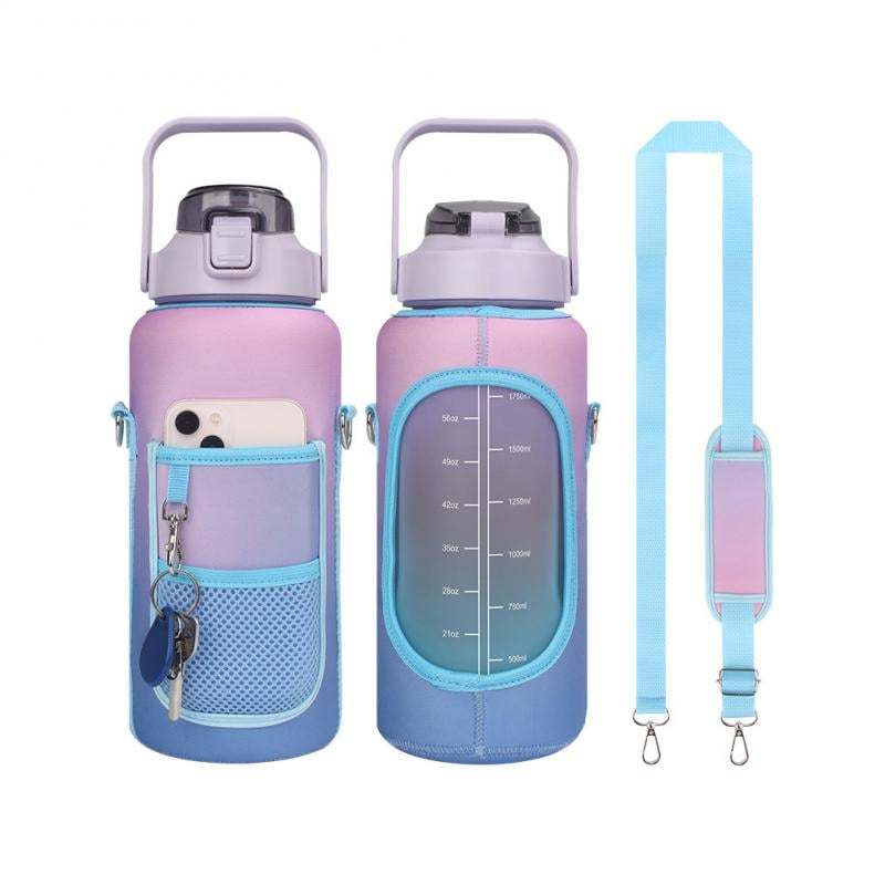 2L Large Capacity Water Bottle with Holder Bag-SLOOSELYK