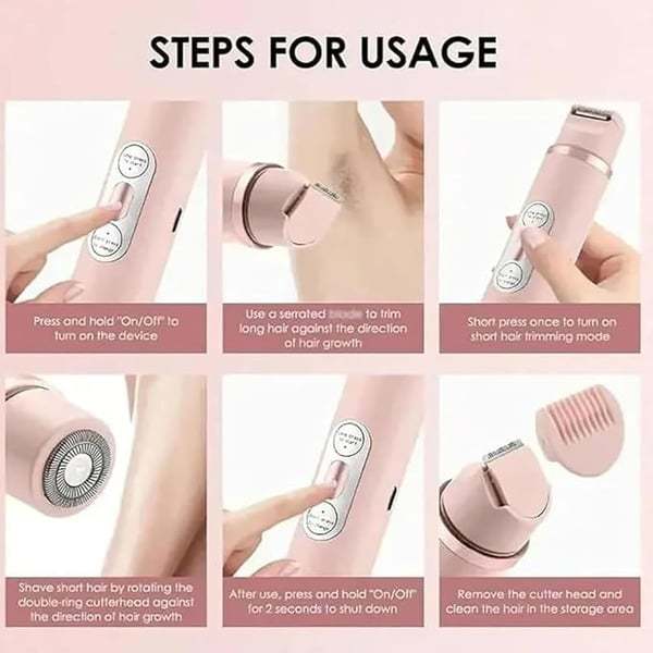 🏆Only £12.99 Last Day Promotion!🎁Comfort 2 in 1 Electric Lady Shaver