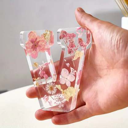 ❤️Mother's Day Specials - 49% OFF🎁Handmade floral resin letter 🌸(Limited Edition)-SLOOSELYK